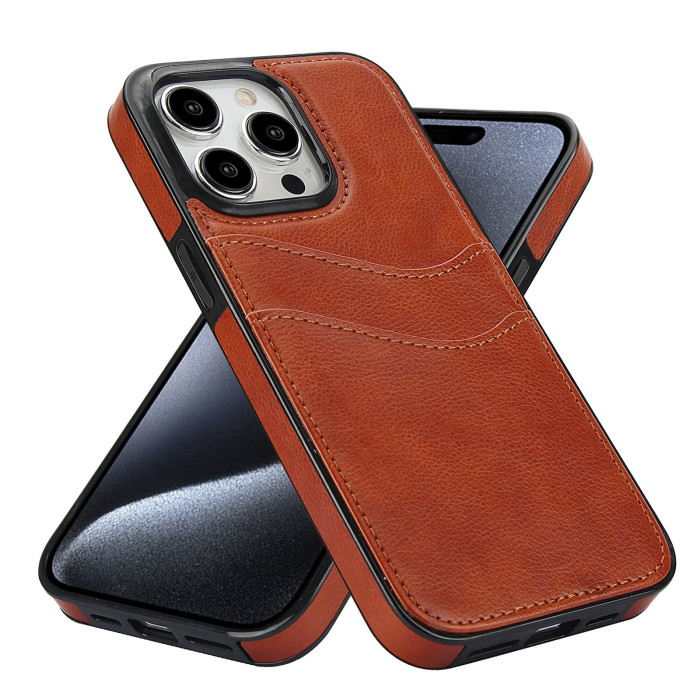For iPhone 17 Air 17 Pro Max 16 15 14 13 12 11 XR 7 8 XS Phone Case Card Wallet