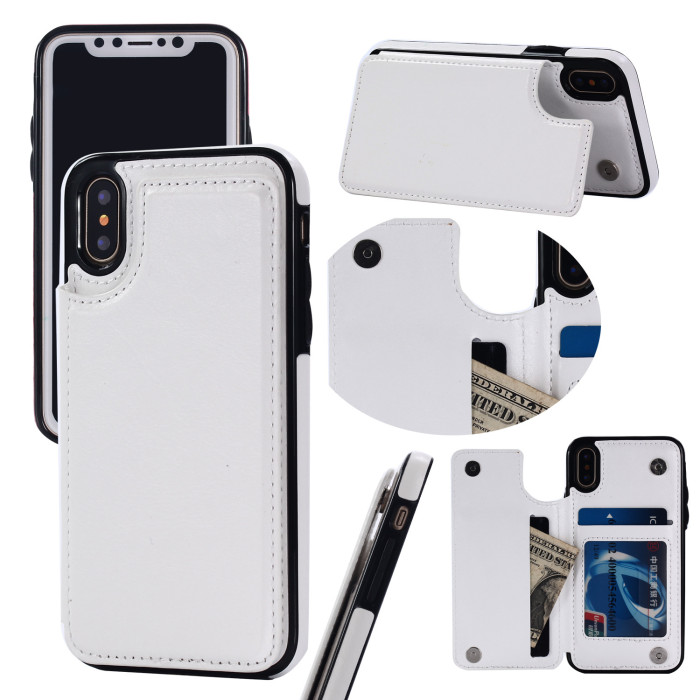 For iPhone 17 Air 17 Pro Max 16 15 14 13 12 11 7 8 XS Phone Cover Leather Wallet