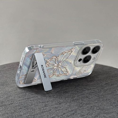 For iPhone 17 Air 17 Pro Max 16 15 14 13 12 11 XR Phone Case Butterfly Bracket