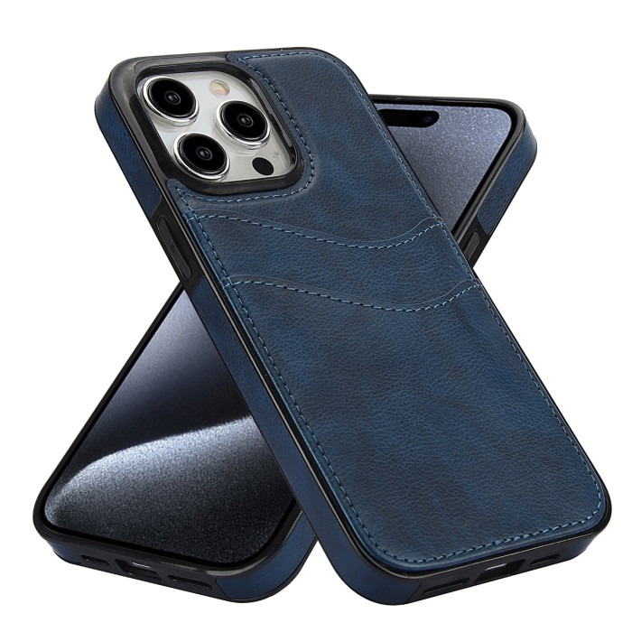 For iPhone 17 Air 17 Pro Max 16 15 14 13 12 11 XR 7 8 XS Phone Case Card Wallet