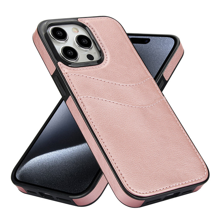 For iPhone 17 Air 17 Pro Max 16 15 14 13 12 11 XR 7 8 XS Phone Case Card Wallet
