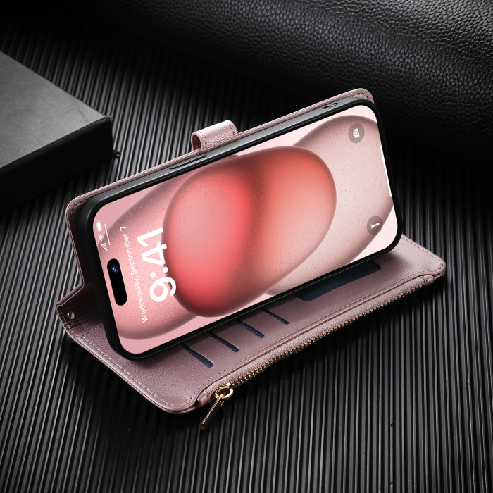 For iPhone 17 Air 17 Pro Max 16 15 14 13 12 11 XR 8 XS Phone Cover Luxury Wallet