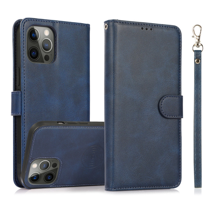 For iPhone 17 Air 17 Pro Max 16 15 14 13 12 11 XR XS Phone Cover Wallet Leather