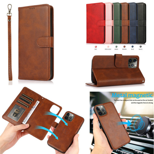 For iPhone 17 Air 17 Pro Max 16 15 14 13 12 11 XR XS Phone Cover Wallet Leather