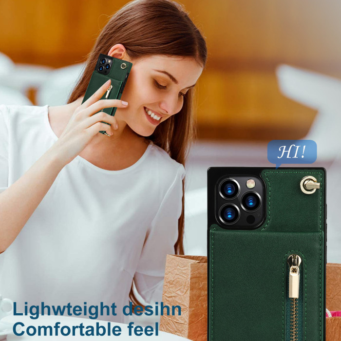 For iPhone 17 Air 17 Pro Max 16 15 14 13 12 11 XR 7 8 Phone Cover Leather Wallet