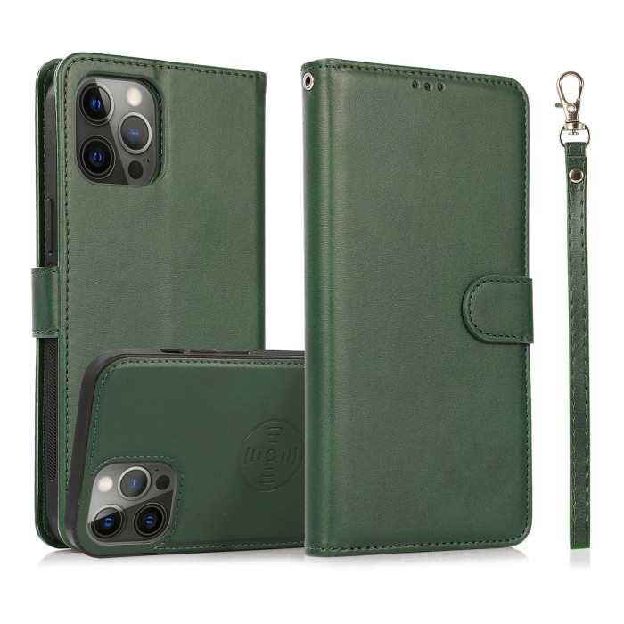 For iPhone 17 Air 17 Pro Max 16 15 14 13 12 11 XR XS Phone Cover Wallet Leather