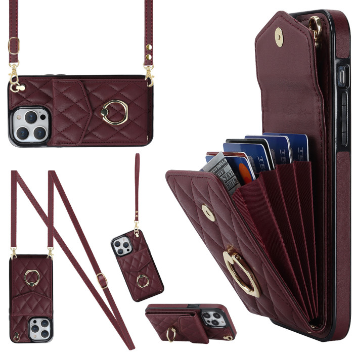 For iPhone 17 Air 17 Pro Max 16 15 14 13 12 11 XR 7 8 Phone Case Classic Leather