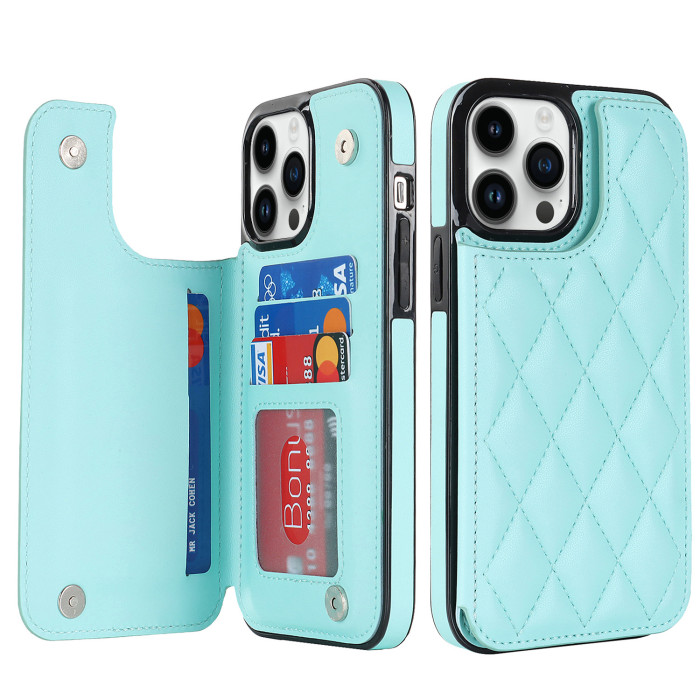 For iPhone 17 Air 17 Pro Max 16 15 14 13 12 11 XR 8 XS Phone Case Classic Wallet