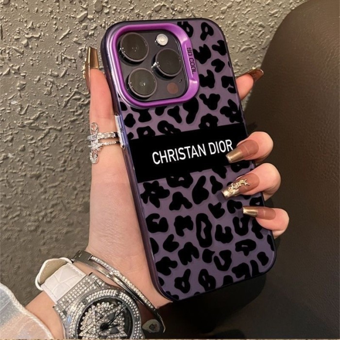 For iPhone 17 Air 17 Pro Max 16 15 14 13 12 11 Phone Cover Leopard Print Cover