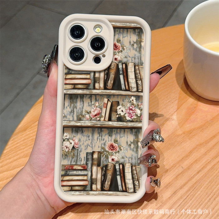For iPhone 17 Air 17 Pro Max 16 15 14 13 12 11 XR 7 8 Phone Cover  Bookcase Moon