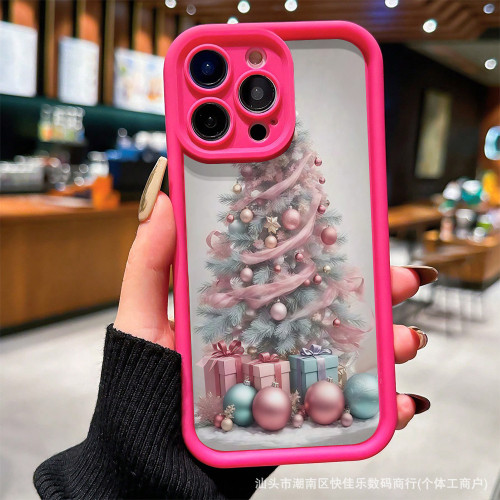 For iPhone 17 Air 17 Pro Max 16 15 14 13 12 11 XR 7 8 Phone Cover Christmas Cute