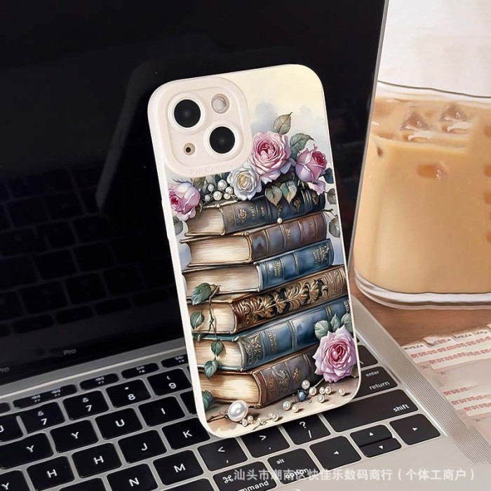 For iPhone 17 Air 17 Pro Max 16 15 14 13 12 11 XR 7 Phone Cover Creative Flowers