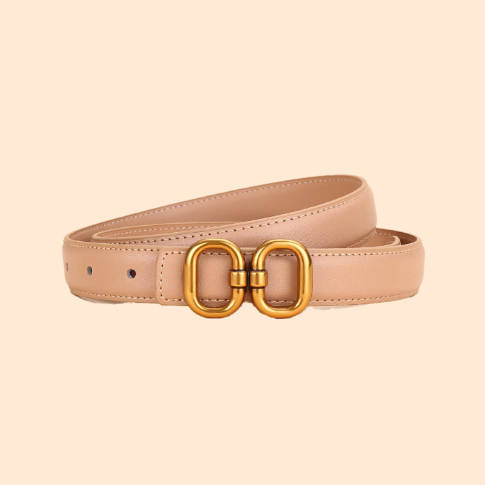 Leather Belt Black Gold Brown Business Casual versatile Jeans Dresses Suit pants