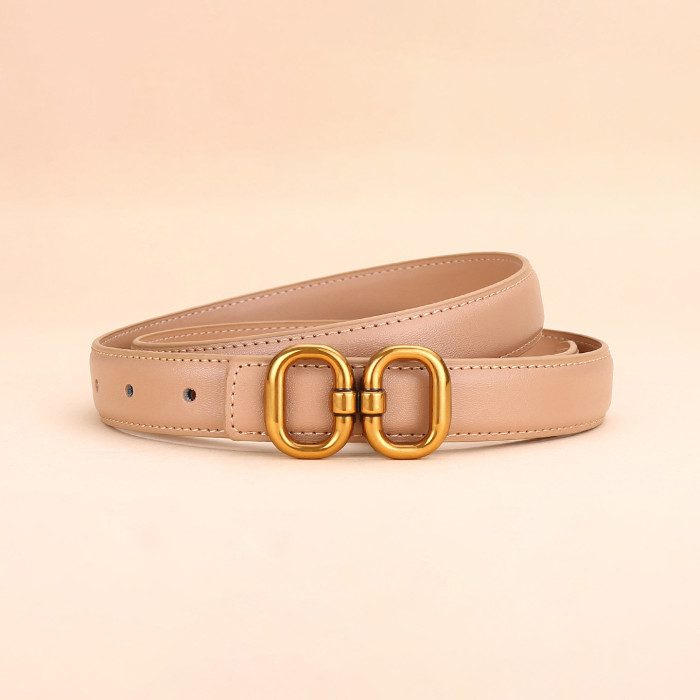 Leather Versatile Decorative Belt Suit Jeans Business Casual Black Elegant popular