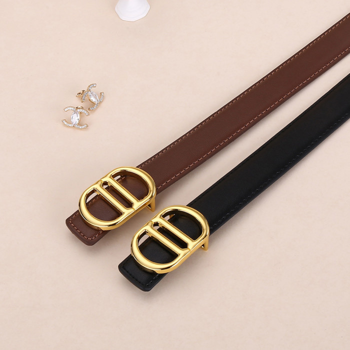 Fashion Versatile black Leather Belt for Skirts Pants Suits Business Casual elegant