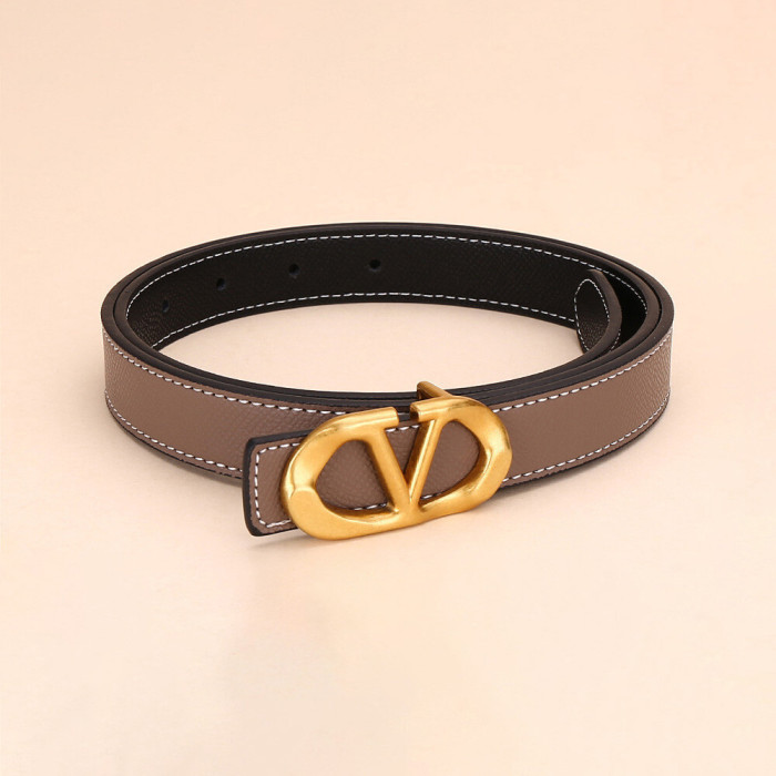 Versatile Decorat Leather Slide Buckle Belt Black for Suit Pants Business Casual