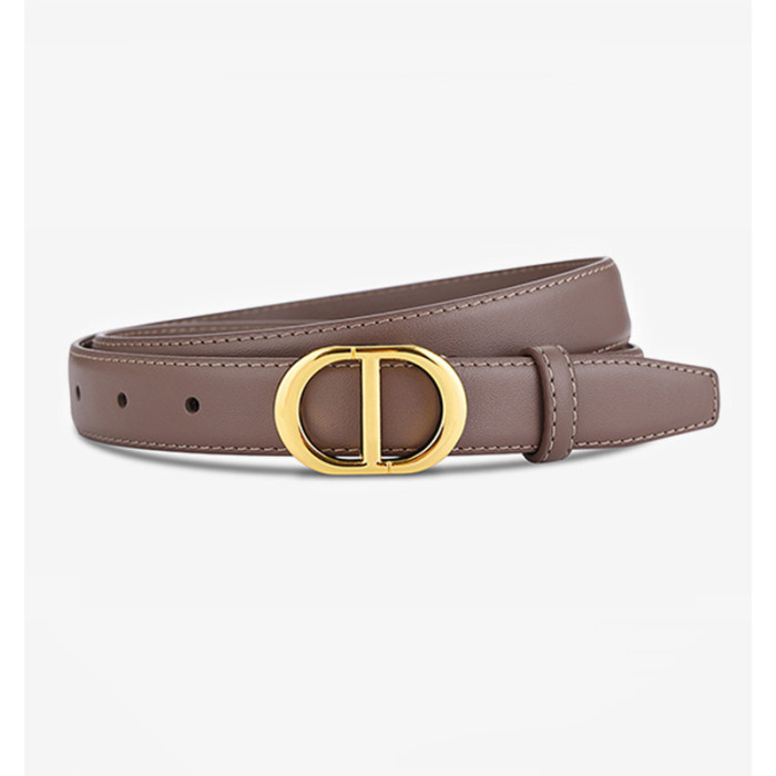 Stylish Versatile Decorative Leather Belt for Jeans Black Business Casual Elegan