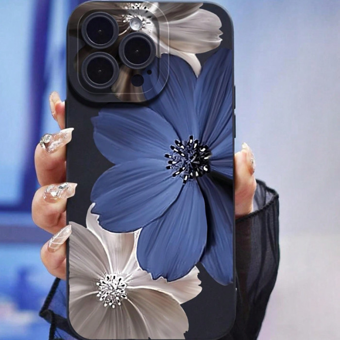 For iPhone 17 Air 17 Pro Max 16 15 14 13 12 11 XR 7 8 Phone Cover Premium Flower