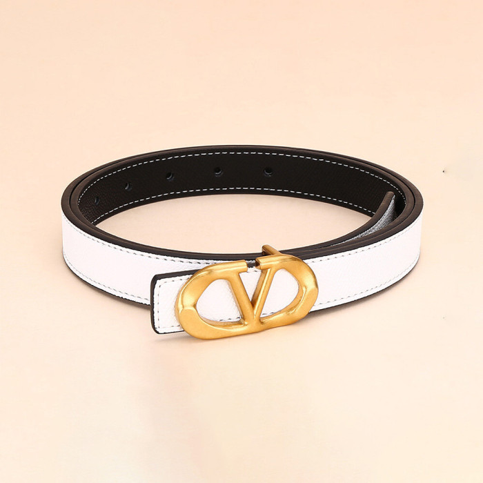 Versatile Decorat Leather Slide Buckle Belt Black for Suit Pants Business Casual