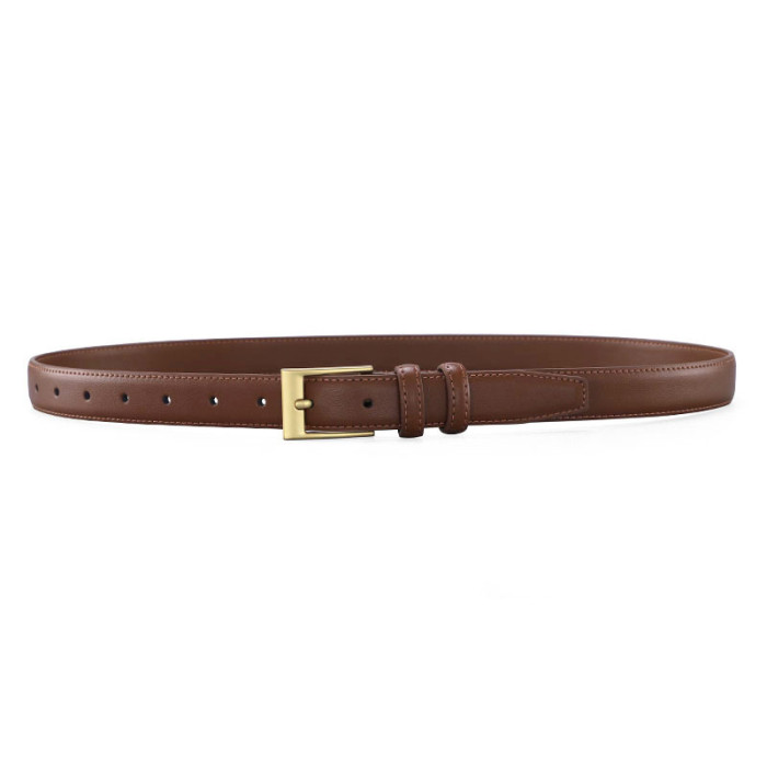 Leather Belt Versatile Minimalist Design for Jeans Suit Skirt Business Casual