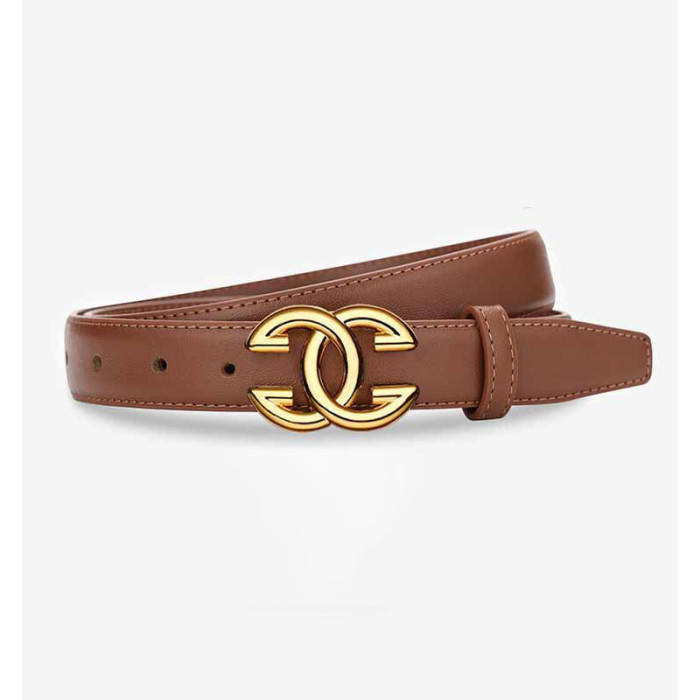Black Fashionable Versatile Decorative Belt Elegant for Suits Business Casual