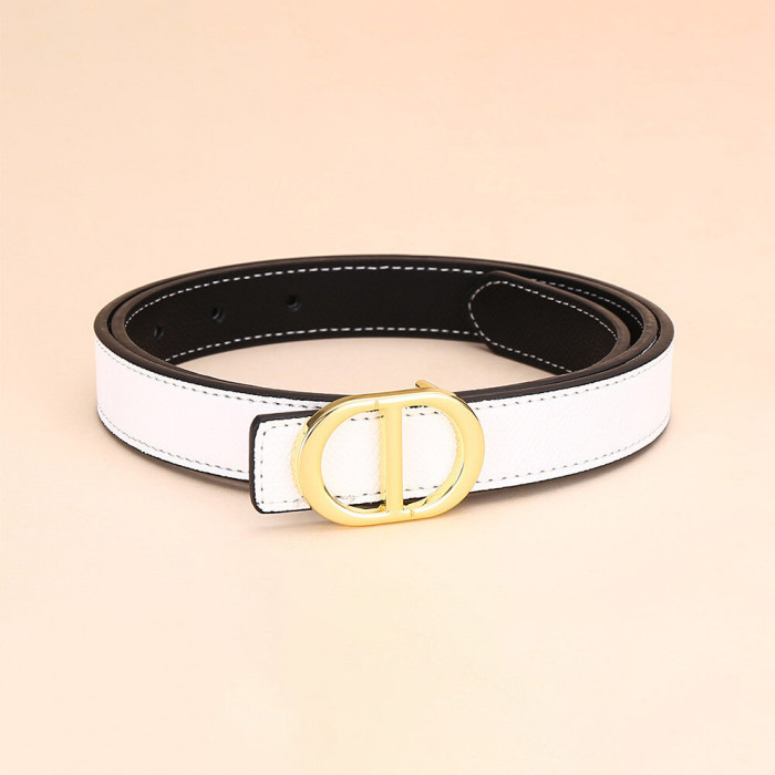 Versatile Decorat Leather Slide Buckle Belt Black for Suit Pants Business Casual