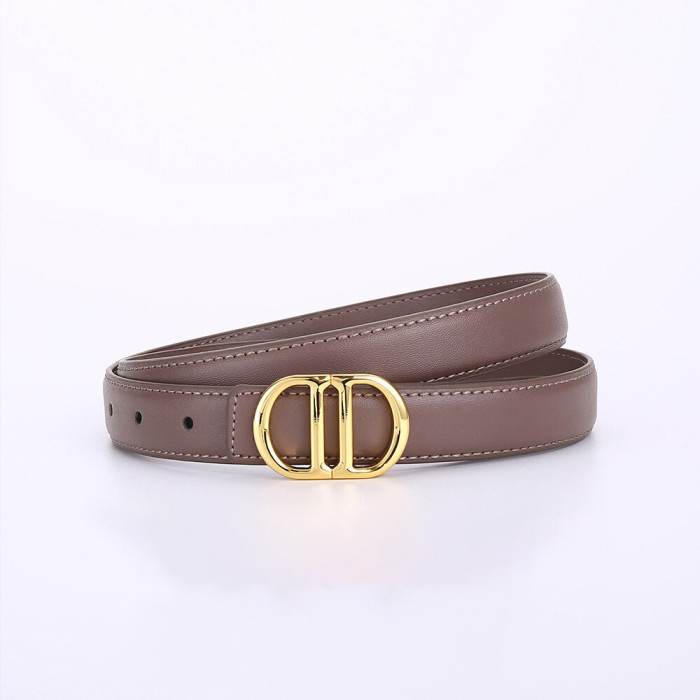 Fashion Versatile black Leather Belt for Skirts Pants Suits Business Casual elegant