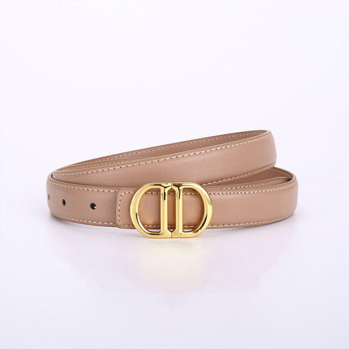 Fashion Versatile black Leather Belt for Skirts Pants Suits Business Casual elegant