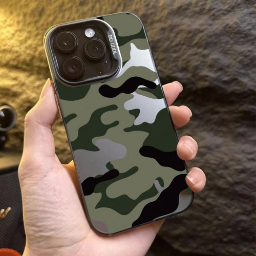 For iPhone 17 Air 17 Pro Max 16 15 14 13 12 11 XR 7 8 XS Phone Cover Camouflage