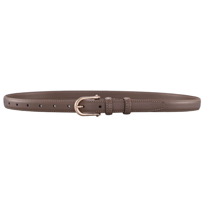 Leather Belt Versatile Design for Jeans Blazer Dresses Business Casual Black