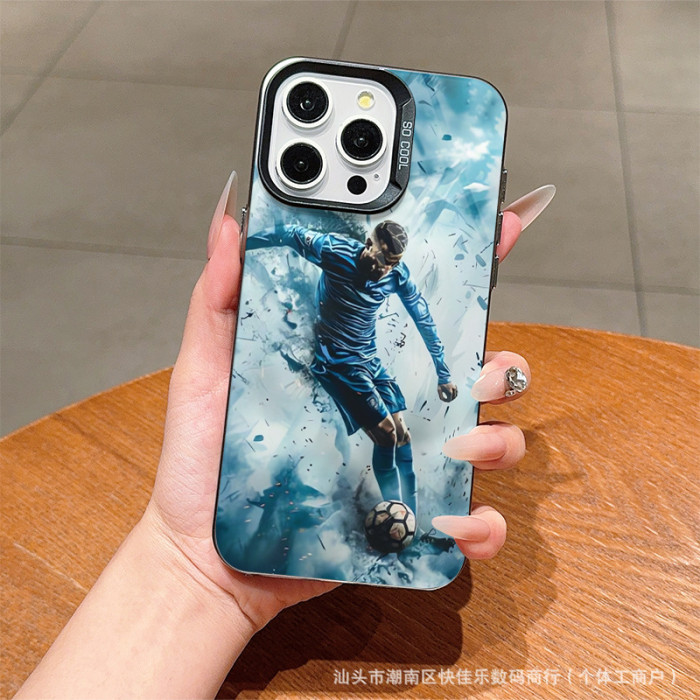 For iPhone 17 Air 17 Pro Max 16 15 14 13 12 11 XR XS Phone Case  Football Player