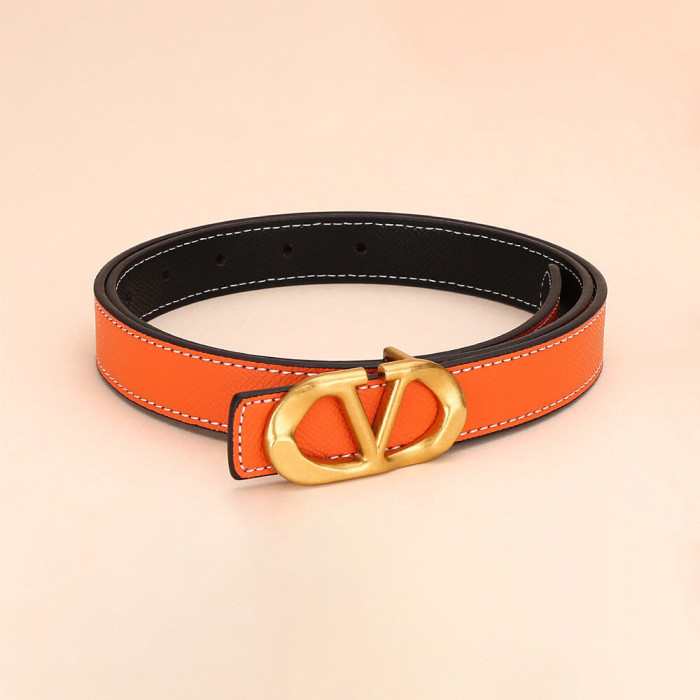 Versatile Decorat Leather Slide Buckle Belt Black for Suit Pants Business Casual
