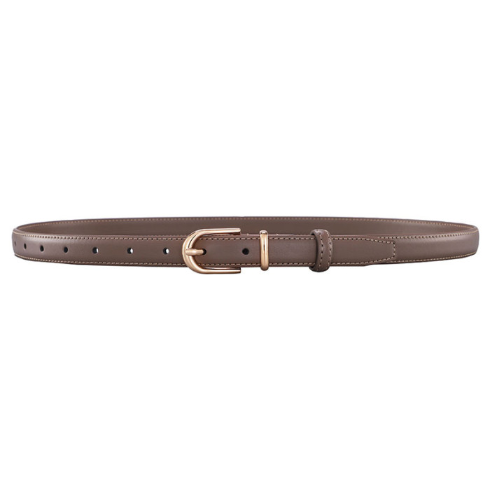 Leather Belt Versatile Design for Suits Jeans Business Casual Skirts Shorts Pant