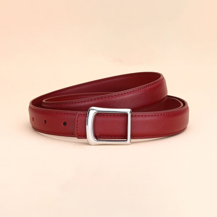 Trendy Fashion Versatile Leather Belt for Jeans Skirts Trousers Casual business