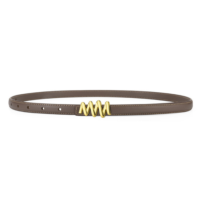 Leather Belt for Business Casual Versatile for Dresses Suits Trousersblack eleg