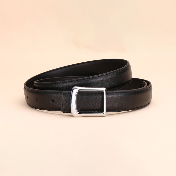 Trendy Fashion Versatile Leather Belt for Jeans Skirts Trousers Casual business