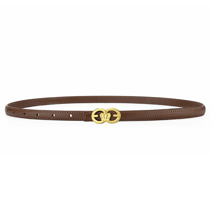 Leather Belt for Business Casual Versatile for Dresses Suits Trousersblack eleg