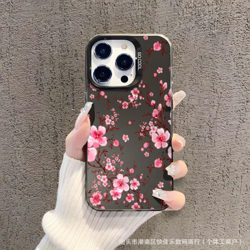 For iPhone 17 Air 17 Pro Max 16 15 14 13 12 11 XR 7 8 XS Phone Cover Pink Peach
