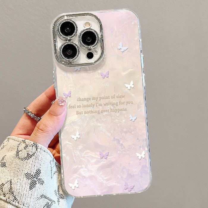 For iPhone 17 Air 17 Pro Max 16 15 14 13 12 11 Phone Cover Crystal Bracelet New