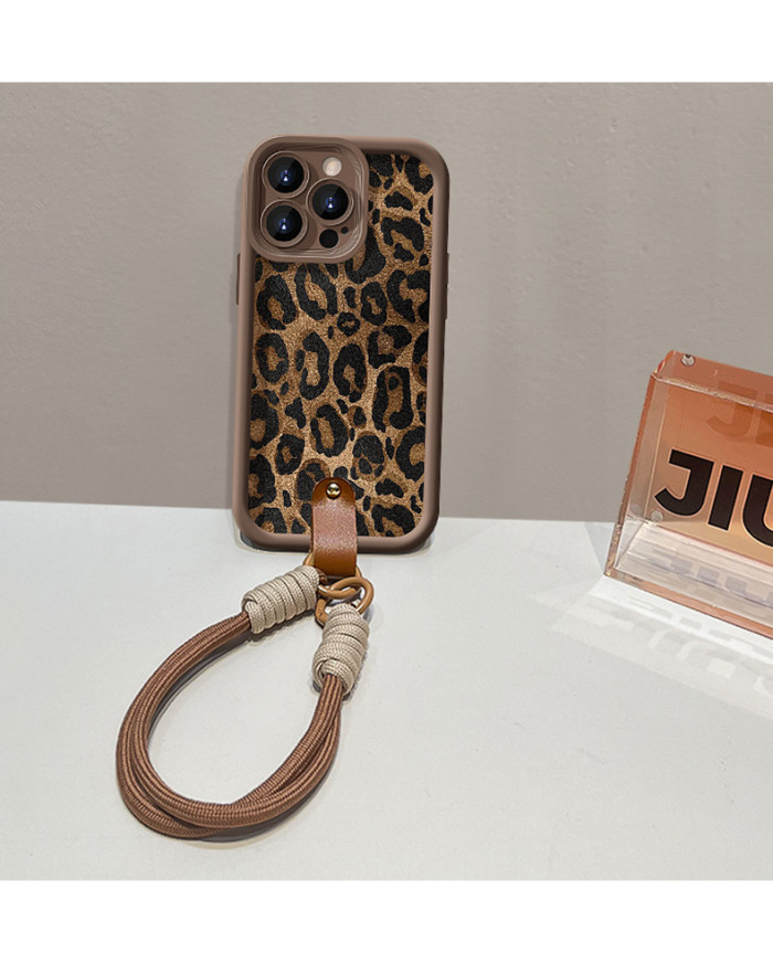 For iPhone 17 Air 17 Pro Max 16 15 14 13 12 11 XR 8 XS Phone Cover Leopard Print