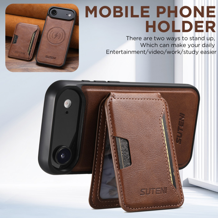 For iPhone 17 Air 17 Pro Max 16 15 14 13 12 Phone Case Wireless Charging Wallet