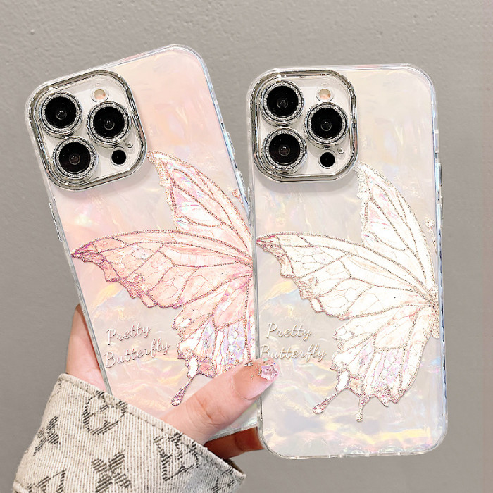 For Apple iPhone 17 Air 17 16 Pro Max 15 14 13 12 11 Phone Case Glitter Bracelet