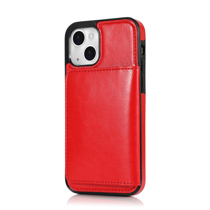 For iPhone 17 Air 17 Pro Max 16 15 14 13 12 XR 8 Phone Case Card Holder Leather
