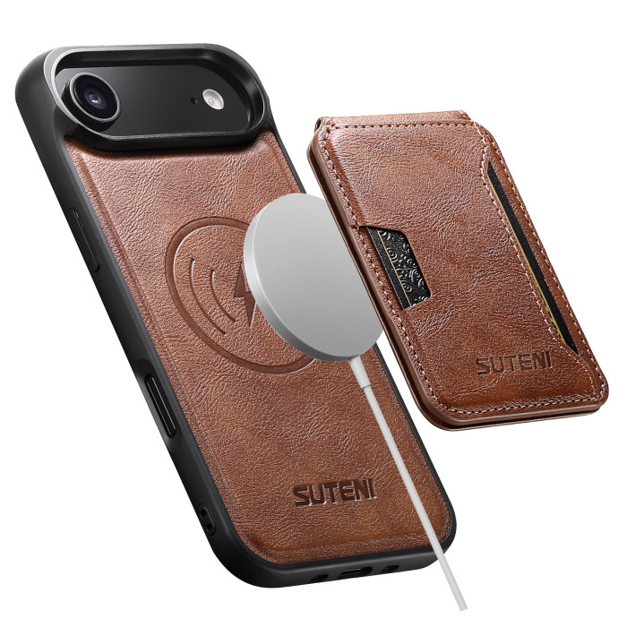 For iPhone 17 Air 17 Pro Max 16 15 14 13 12 Phone Case Wireless Charging Wallet