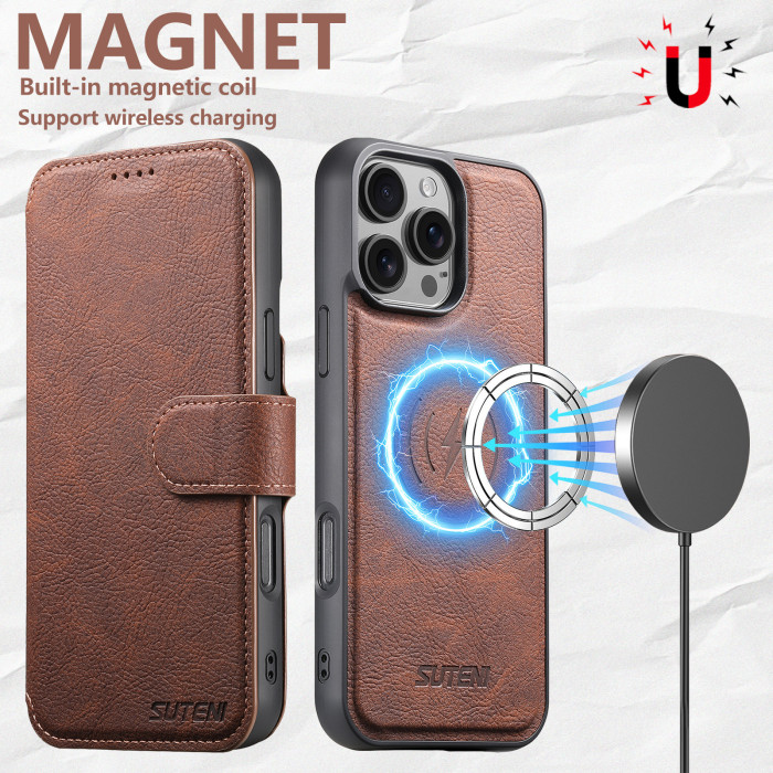 For iPhone 17 Air 17 Pro Max 16 15 14 13 Phone Cover 2in1 Wireless Charging Case