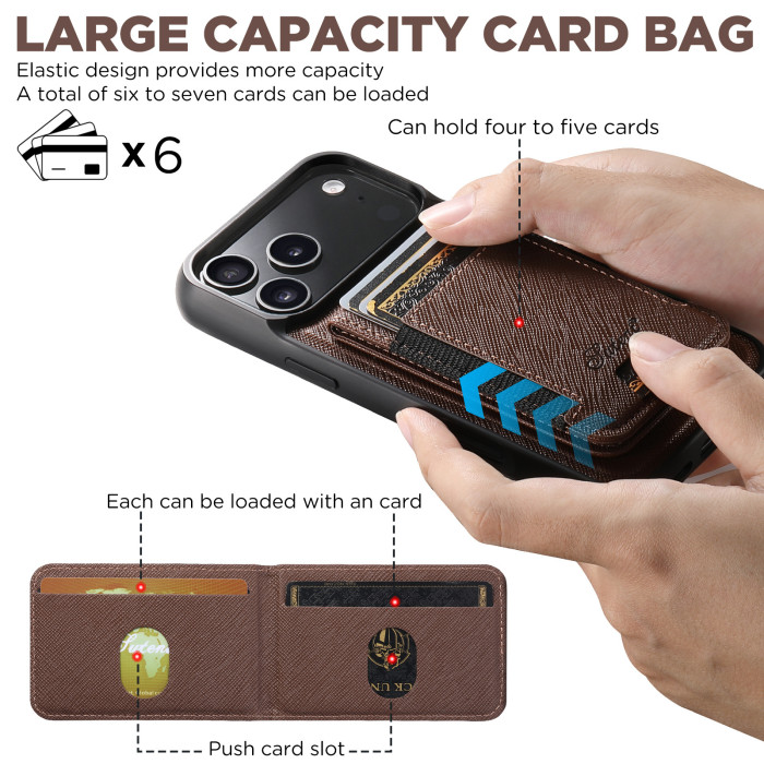 2in1 For iPhone 17 Air 17 Pro Max 16 15 14 13 12 Phone Cover  Wireless Charging