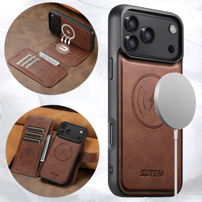 For iPhone 17 Air 17 Pro Max 16 15 14 13 12 XR XS 7 8 Phone Case 2in1 Wireless Charging