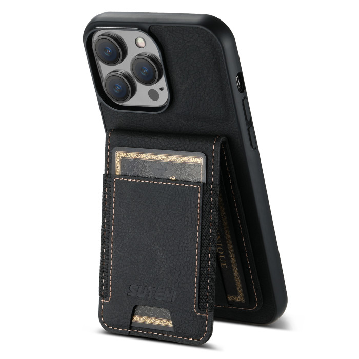 For iPhone 17 Air 17 Pro Max 16 15 14 13 12 XR XS 7 8 Phone Case Bracket leather Wallet