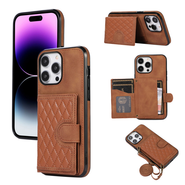 For iPhone 17 Air 17 Pro Max 16 15 14 13 12 XR XS 7 8 Phone Case Leather Wallet