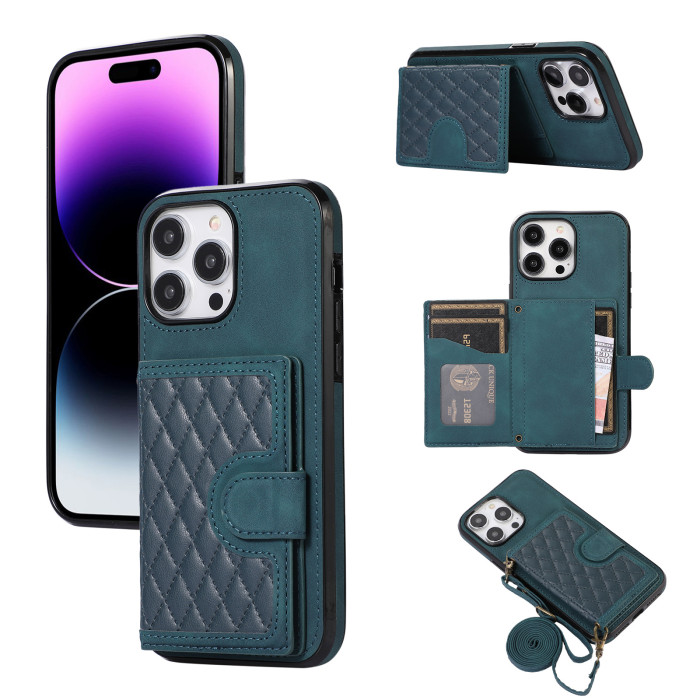 For iPhone 17 Air 17 Pro Max 16 15 14 13 12 XR XS 7 8 Phone Case Leather Wallet